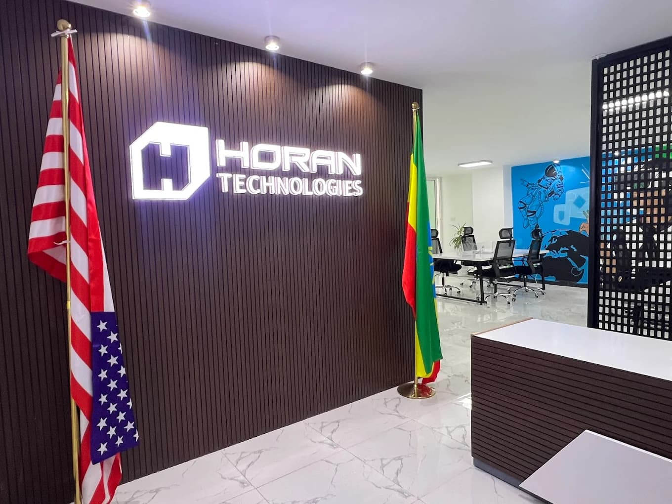 Horan Technologies office  building a memorable brand identity